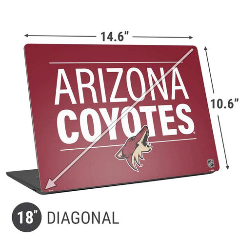 NHL Arizona Coyotes Lineup Universal Laptop 18in (14.6 x 10.6in) Skin
