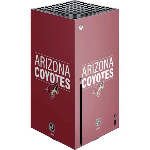 NHL Arizona Coyotes Lineup Xbox Series X Console Skin