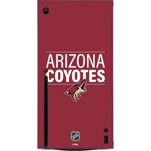 NHL Arizona Coyotes Lineup Xbox Series X Console Skin