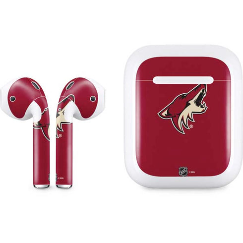 NHL Arizona Coyotes Solid Background Apple AirPods Skin