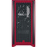 NHL Arizona Coyotes Solid Background Corsair 4000D Tempered Glass Mid-Tower ATX Case Skin