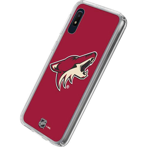 NHL Arizona Coyotes Solid Background Galaxy A10e Clear Case