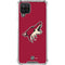 NHL Arizona Coyotes Solid Background Galaxy A12 Clear Case