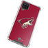 NHL Arizona Coyotes Solid Background Galaxy A12 Clear Case