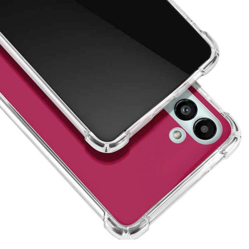 NHL Arizona Coyotes Solid Background Galaxy A13 5G Clear Case