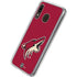 NHL Arizona Coyotes Solid Background Galaxy A20 Clear Case