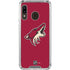 NHL Arizona Coyotes Solid Background Galaxy A30 Clear Case