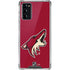 NHL Arizona Coyotes Solid Background Galaxy Note20 5G Clear Case