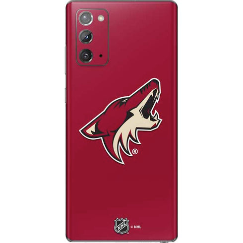 NHL Arizona Coyotes Solid Background Galaxy Note20 5G Skin