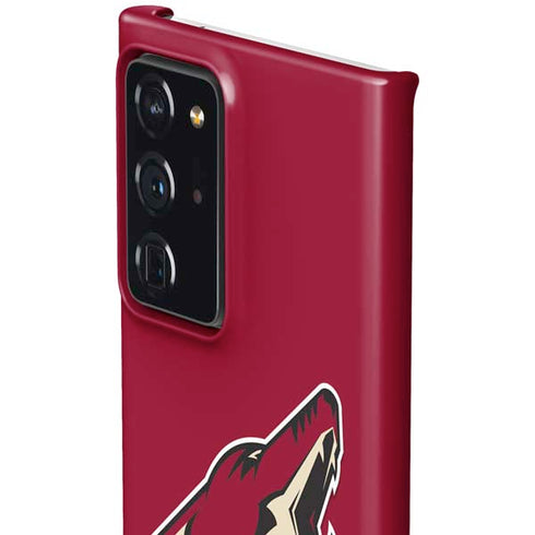 NHL Arizona Coyotes Solid Background Galaxy Note20 Ultra 5G Lite Case