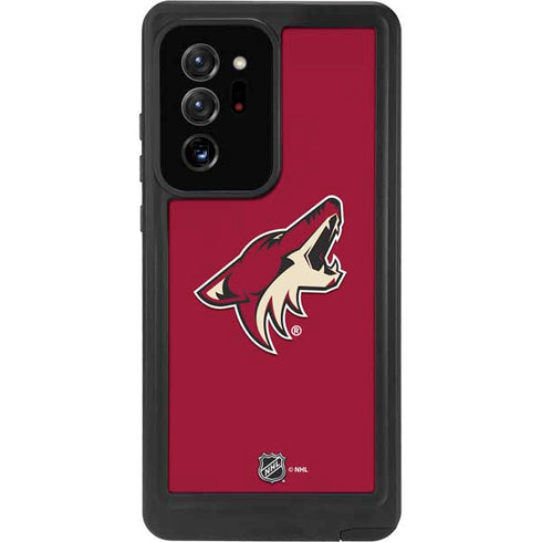 NHL Arizona Coyotes Solid Background Galaxy Note20 Ultra 5G Waterproof Case