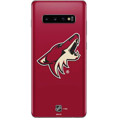 NHL Arizona Coyotes Solid Background Galaxy S10 Plus Skin