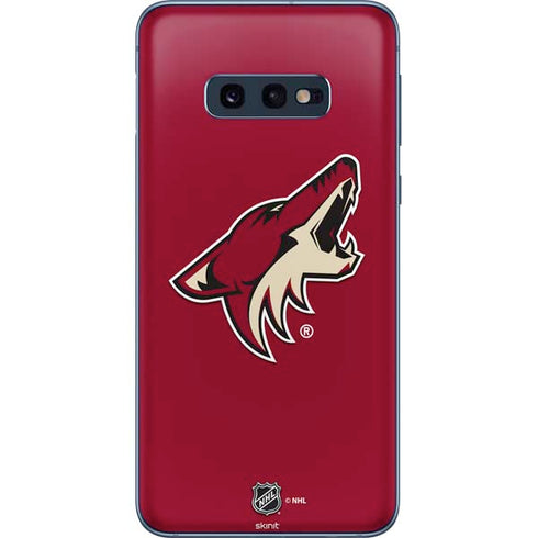 NHL Arizona Coyotes Solid Background Galaxy S10e Skin