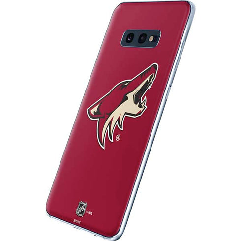 NHL Arizona Coyotes Solid Background Galaxy S10e Skin