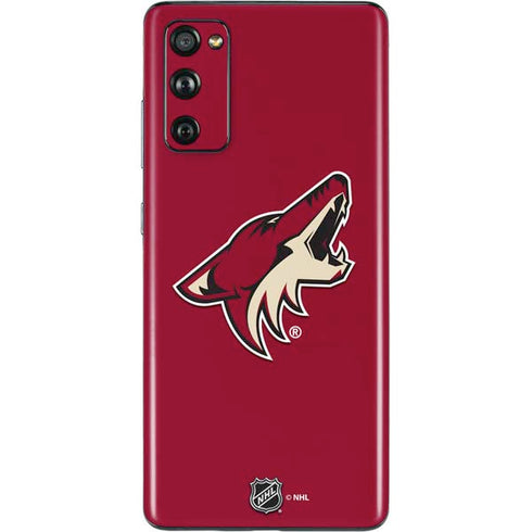 NHL Arizona Coyotes Solid Background Galaxy S20 Fan Edition Skin