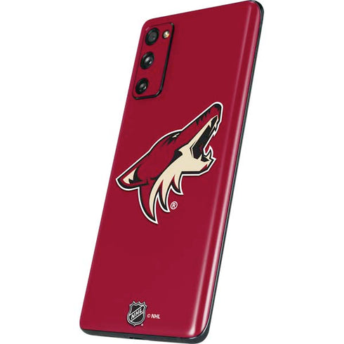 NHL Arizona Coyotes Solid Background Galaxy S20 Fan Edition Skin