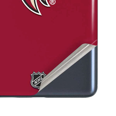 NHL Arizona Coyotes Solid Background Galaxy S20 Fan Edition Skin