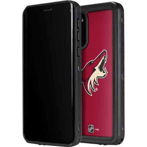 NHL Arizona Coyotes Solid Background Galaxy S20 Plus Waterproof Case