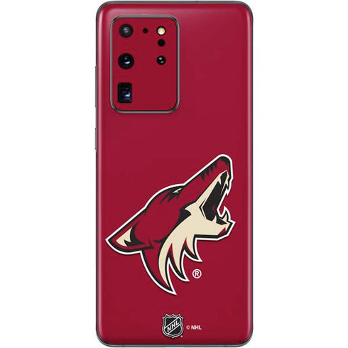 NHL Arizona Coyotes Solid Background Galaxy S20 Ultra 5G Skin