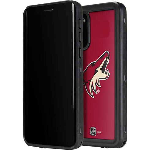 NHL Arizona Coyotes Solid Background Galaxy S20 Waterproof Case