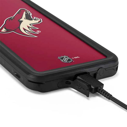 NHL Arizona Coyotes Solid Background Galaxy S20 Waterproof Case
