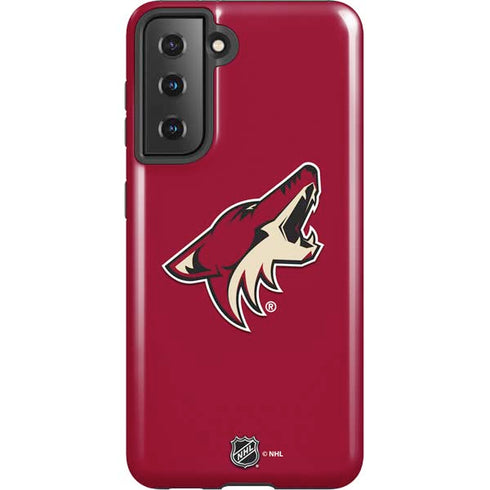 NHL Arizona Coyotes Solid Background Galaxy S21 5G Pro Case