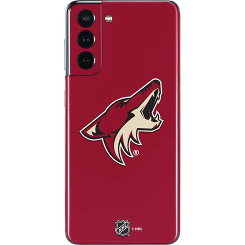 NHL Arizona Coyotes Solid Background Galaxy S21 5G Skin