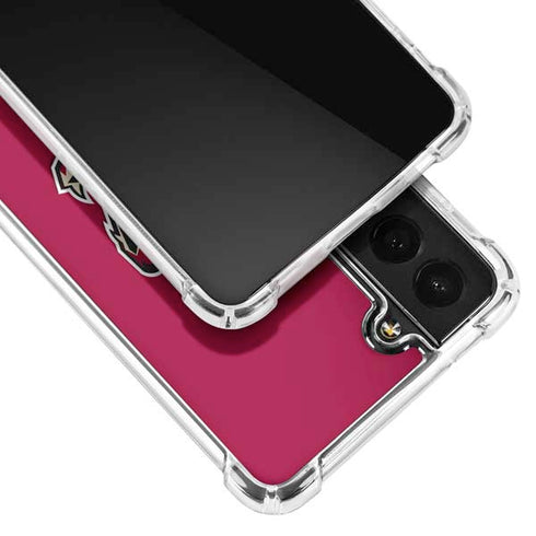 NHL Arizona Coyotes Solid Background Galaxy S21 Plus 5G Clear Case