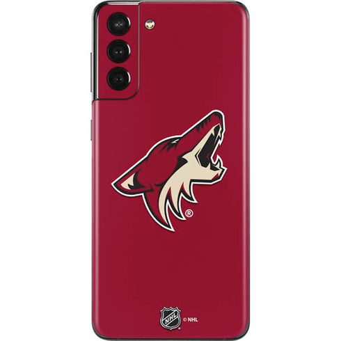 NHL Arizona Coyotes Solid Background Galaxy S21 Plus 5G Skin
