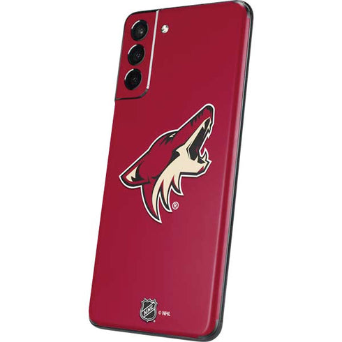 NHL Arizona Coyotes Solid Background Galaxy S21 Plus 5G Skin