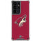 NHL Arizona Coyotes Solid Background Galaxy S21 Ultra 5G Clear Case