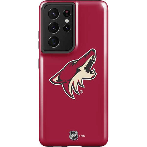 NHL Arizona Coyotes Solid Background Galaxy S21 Ultra 5G Pro Case