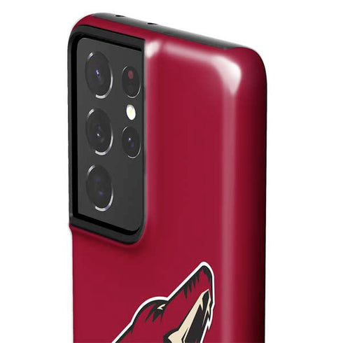 NHL Arizona Coyotes Solid Background Galaxy S21 Ultra 5G Pro Case