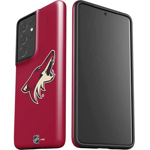 NHL Arizona Coyotes Solid Background Galaxy S21 Ultra 5G Pro Case