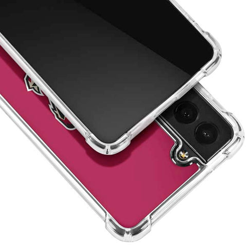 NHL Arizona Coyotes Solid Background Galaxy S22 Plus Clear Case