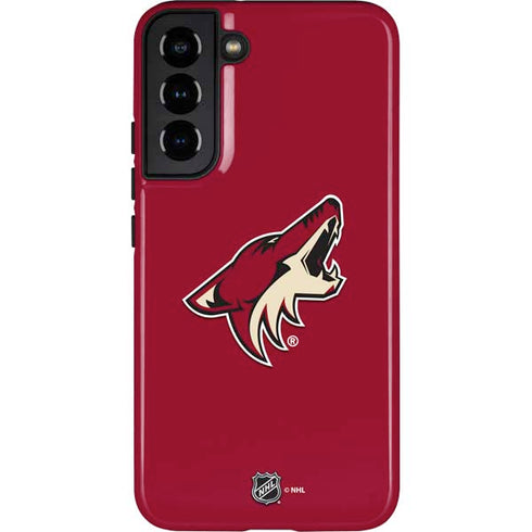 NHL Arizona Coyotes Solid Background Galaxy S22 Plus Pro Case