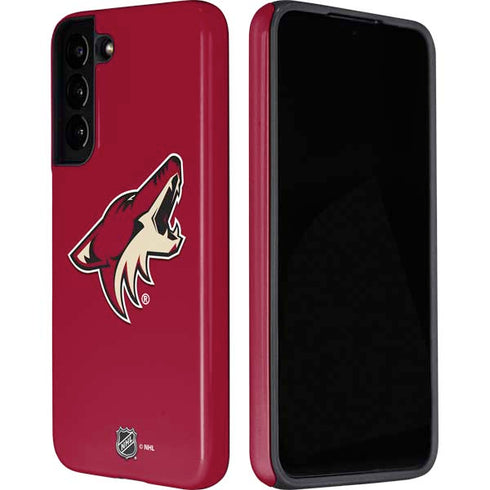 NHL Arizona Coyotes Solid Background Galaxy S22 Plus Pro Case