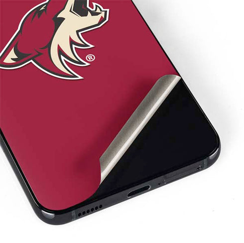 NHL Arizona Coyotes Solid Background Galaxy S22 Plus Skin
