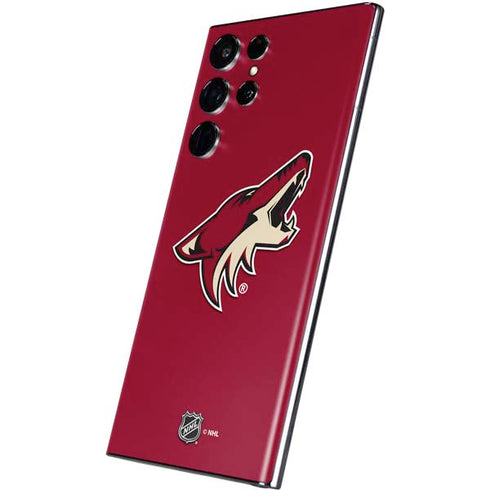 NHL Arizona Coyotes Solid Background Galaxy S22 Ultra Skin