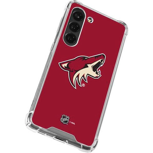 NHL Arizona Coyotes Solid Background Galaxy S23 Clear Case