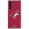 NHL Arizona Coyotes Solid Background Galaxy S23 FE Clear Case