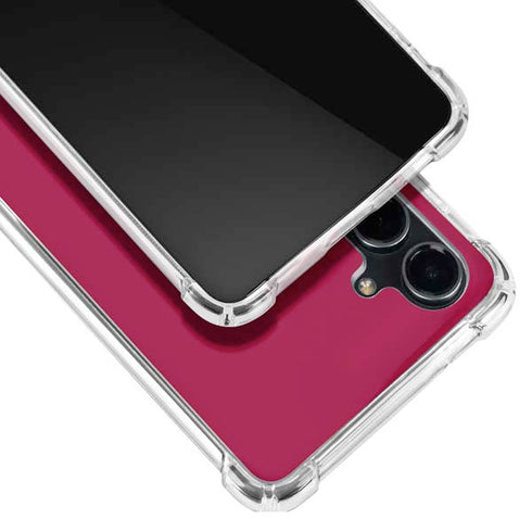 NHL Arizona Coyotes Solid Background Galaxy S23 FE Clear Case