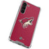 NHL Arizona Coyotes Solid Background Galaxy S23 Plus Clear Case