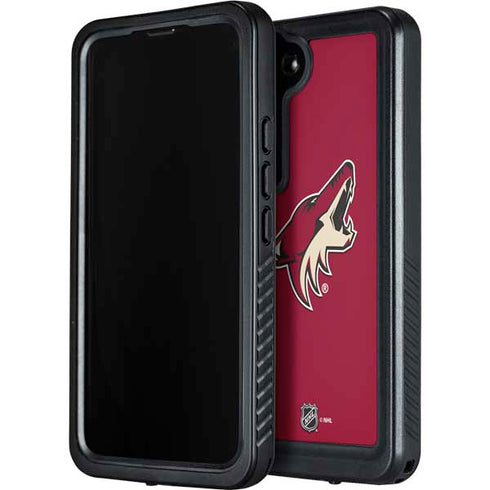 NHL Arizona Coyotes Solid Background Galaxy S23 Plus Waterproof Case