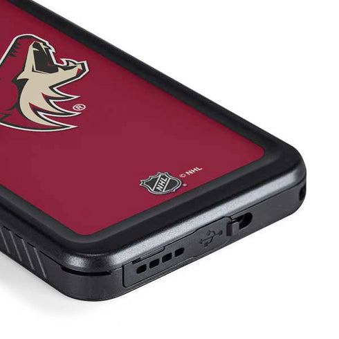 NHL Arizona Coyotes Solid Background Galaxy S23 Plus Waterproof Case