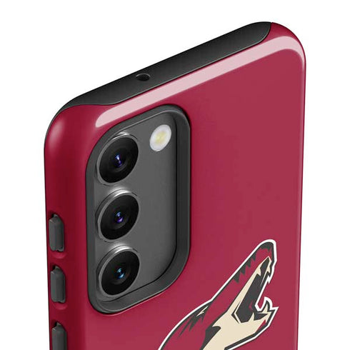 NHL Arizona Coyotes Solid Background Galaxy S23 Pro Case