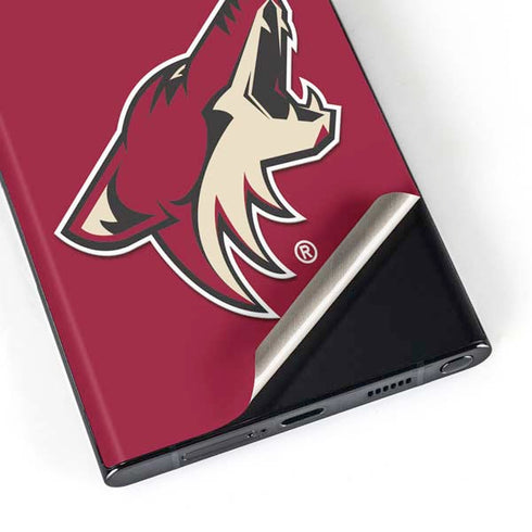 NHL Arizona Coyotes Solid Background Galaxy S23 Ultra Skin