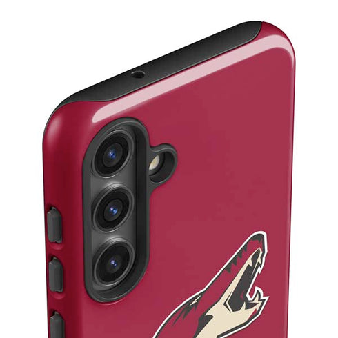 NHL Arizona Coyotes Solid Background Galaxy S24 Impact Case