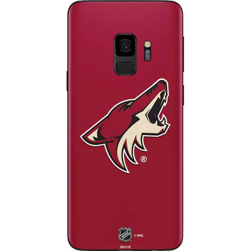 NHL Arizona Coyotes Solid Background Galaxy S9 Skin