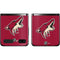 NHL Arizona Coyotes Solid Background Galaxy Z Flip Skin